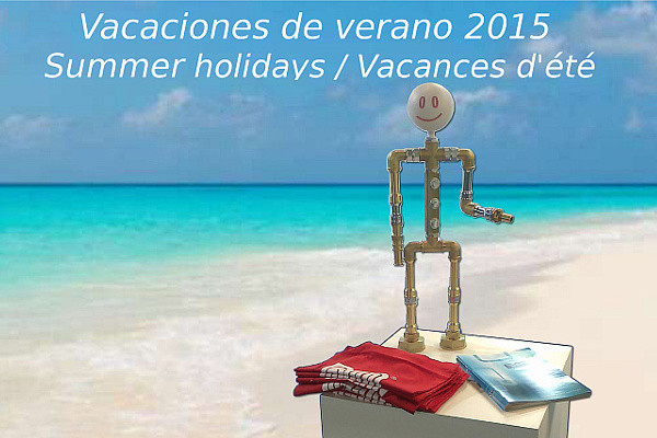 Vacaciones de verano 2015 del 5 al 31 de Agosto